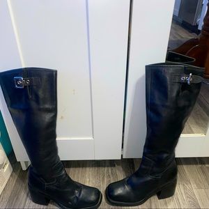 Vintage platform boots